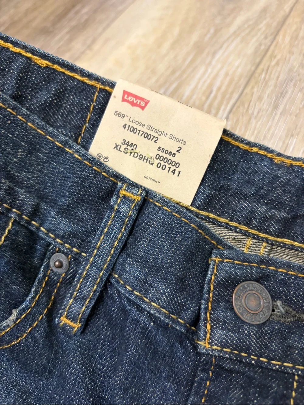 Levi's 569 Loose Straight Denim Jean Shorts